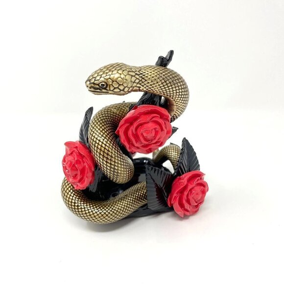 Bath & Body Works Snake And Roses Soap Holder NWT Halloween Gothic - Picture 1 of 6